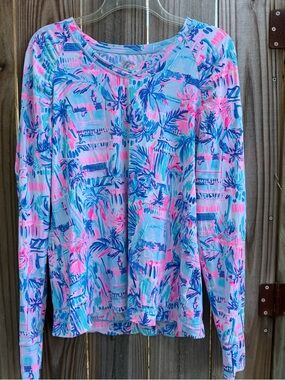 Lilly Pulitzer Luxletic Sunguard EUC, lg